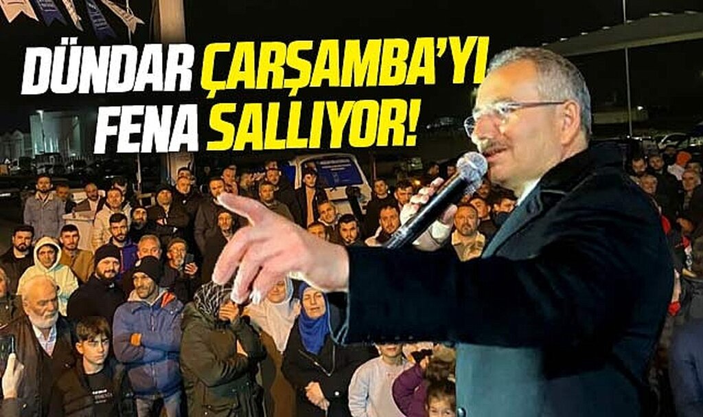 Samsun'da bağımsız aday Hüseyin Dündar Çarşamba'yı fena sallıyor
