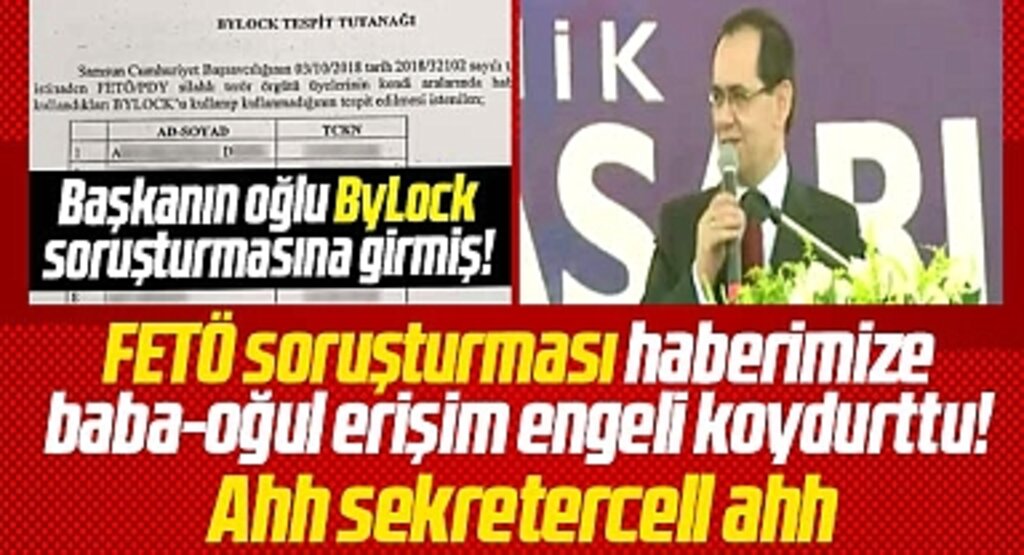 Samsun'da 'Başkanın oğlu FETÖ soruşturmasına girmiş' haberine erişim engeli konuldu