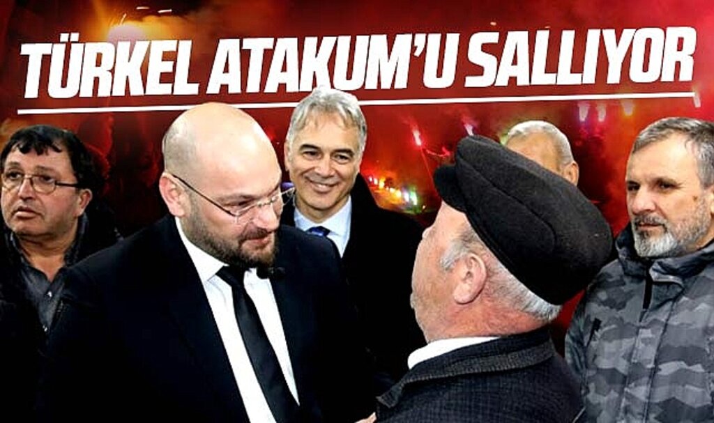 Samsun'da CHP Atakum Belediye Başkan adayı Serhat Türkel Atakum'u sallıyor