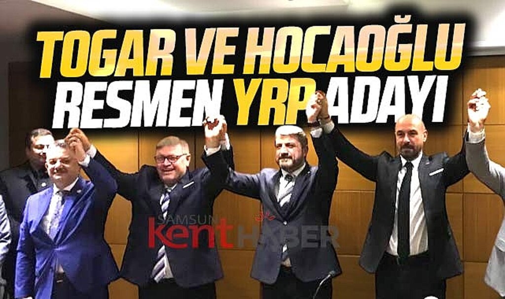 Samsun'da Yeniden Refah Hasan Togar ve Yılmaz Hocaoğlu'nu açıkladı