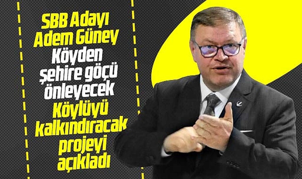 YRP Samsun Büyükşehir adayı Adem Güney köylüyü kalkındıracak projesini açıkladı