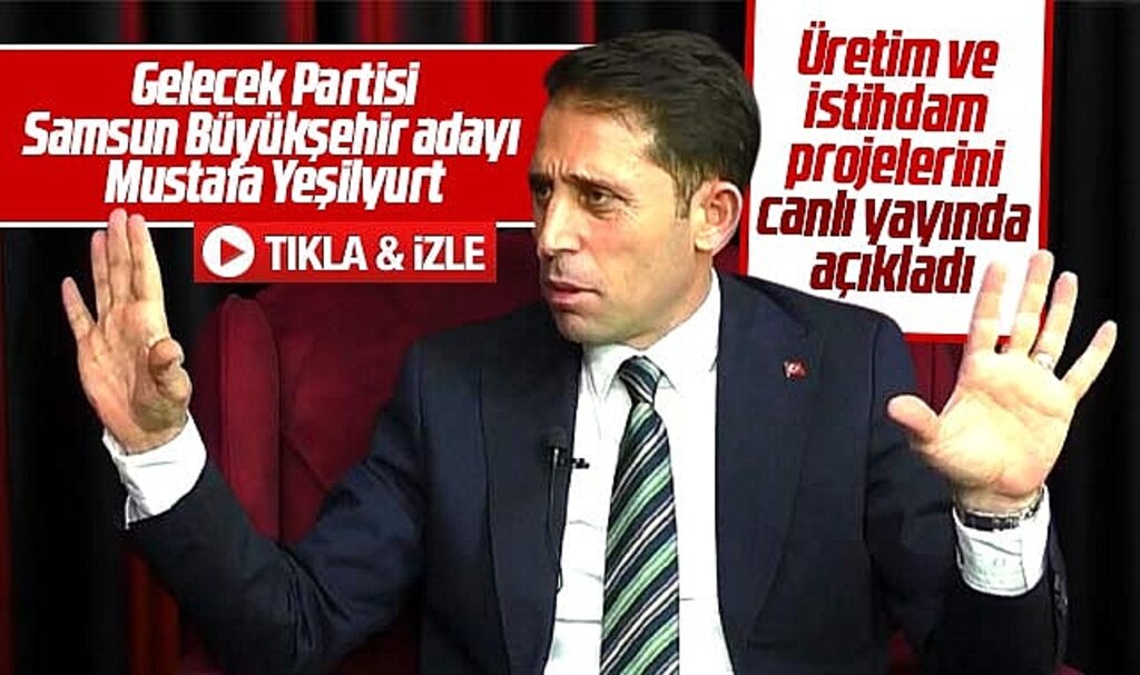 Samsun Büyükşehir adayı Mustafa Yeşilyurt üretim ve istihdam odaklı projelerini açıkladı
