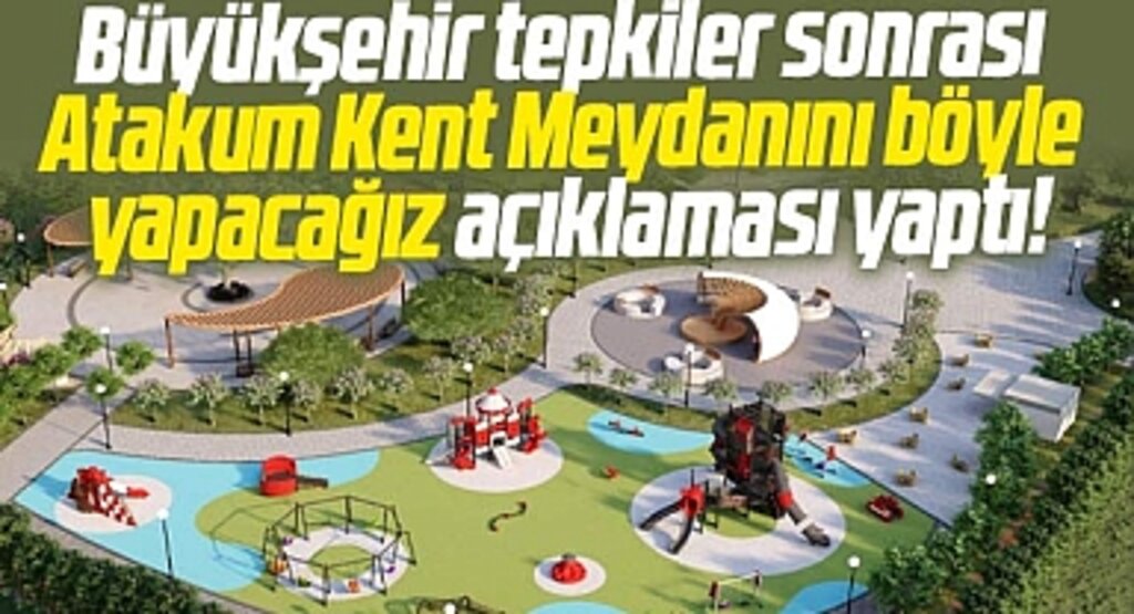 Samsun Büyükşehir Atakum Kent Meydanına yapılacak projeyi açıkladı