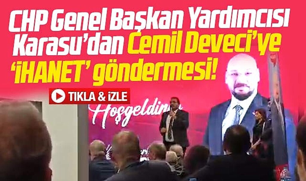 Samsun'da Atakum Belediye Başkanı Cemil Deveci'ye Ulaş Karasu'dan ihanet göndermesi