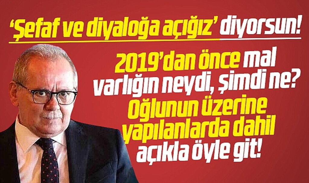 Samsun'da Demir'in mal varlığı sorgulanıyor? Mustafa Demir mal varlığını açıklasın!
