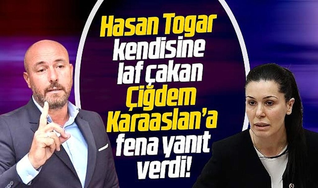 Samsun'da YRP'li Hasan Togar Çiğdem Karaaslan'a fena karşılık verdi