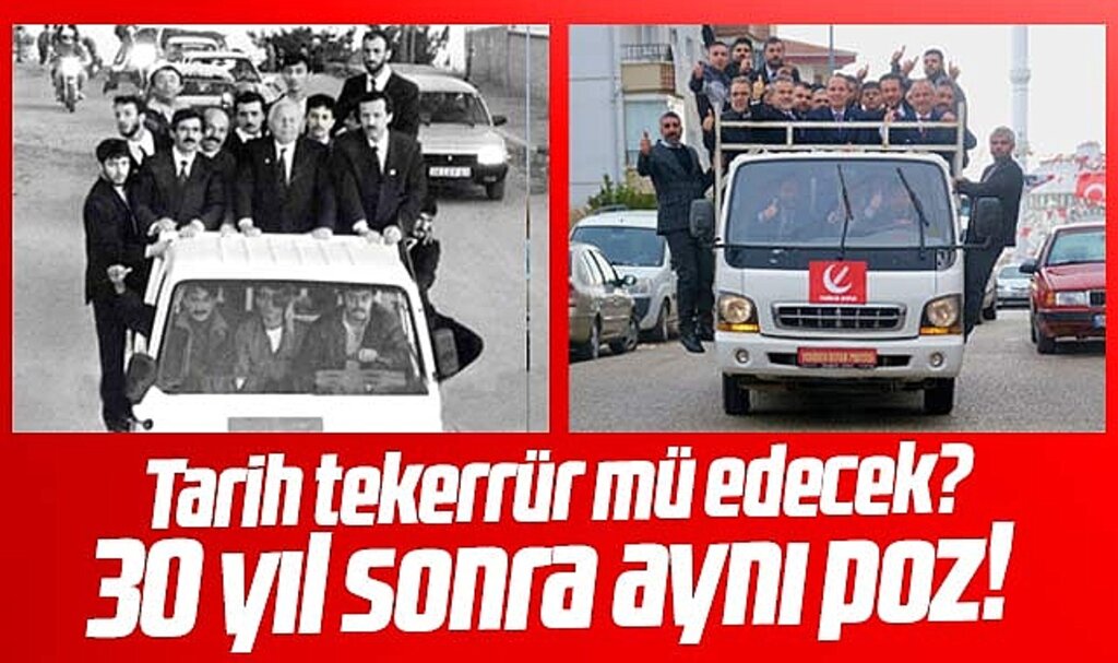 Suat Kılıç'ın Erbakan ile kamyon kasası pozu tarih tekerrür mü edecek dedirtti