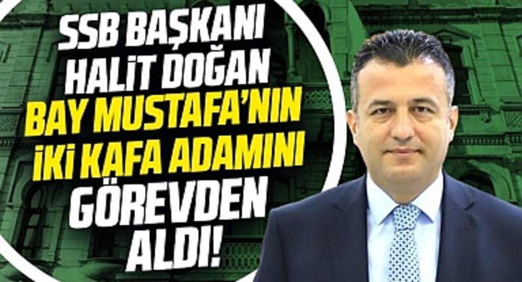 Samsun Büyükşehir Başkanı Doğan, Demir'in iki kafa adamını görevden aldı