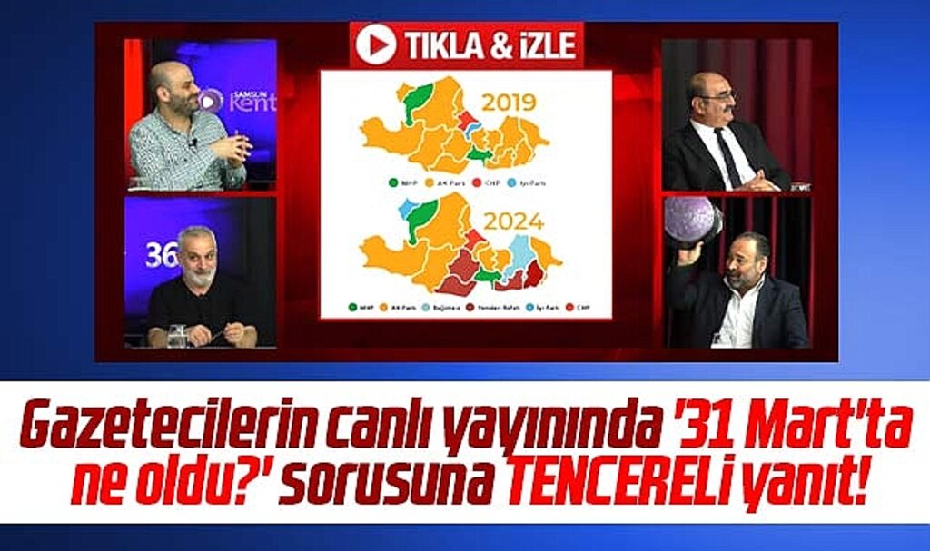 Samsun'da '31 Mart'ta ne oldu? sorusuna canlı yayında tencereli yanıt