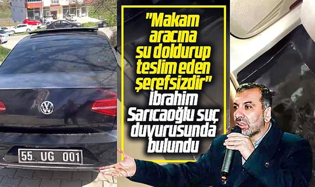 Samsun'da Kavak eski Başkanı Sarıcaoğlu'ndan makam aracı açıklaması! Yapan şerefsizdir
