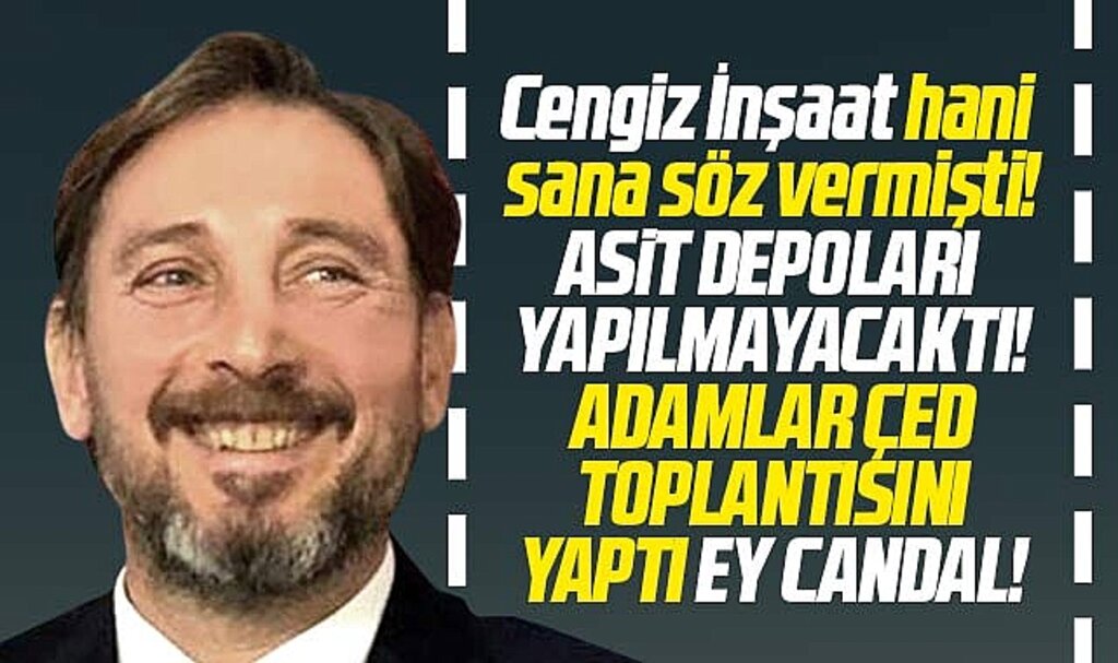 Samsun'da Tekkeköy Belediye Başkanı Candal Cengiz İnşaat'ın asit depoları için ne yapacak 