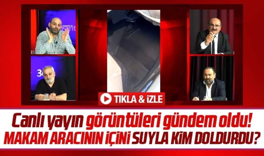 Samsun Kavak'ta seçim sonrası makam aracının içini suyla kim doldurdu?