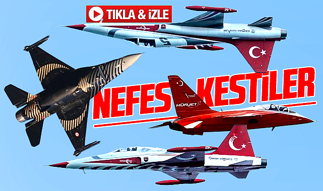 Samsun'da 19 Mayıs günü Türk Yıldızları, Solo Türk ve Hürjet gösterisi nefesleri kesti