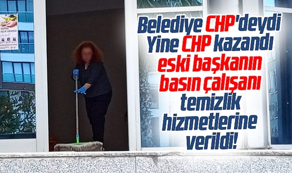 Samsun'da Atakum Belediyesi basın çalışanı temizlik hizmetlerine görevlendirildi