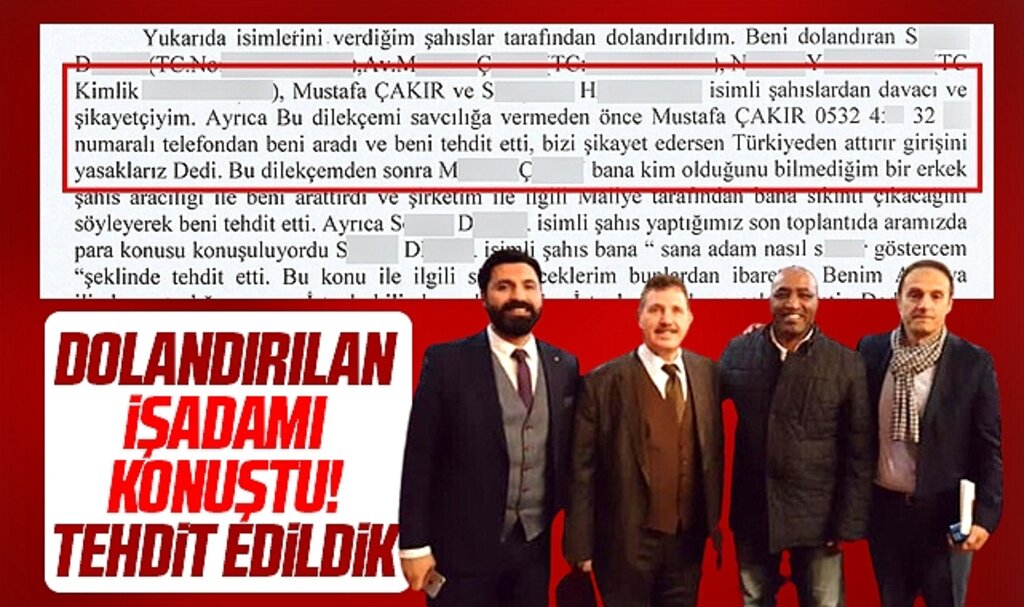 Eski Samsun vekilinin adının karıştığı dolandırıcılık olayında Mısırlı işadamı konuştu