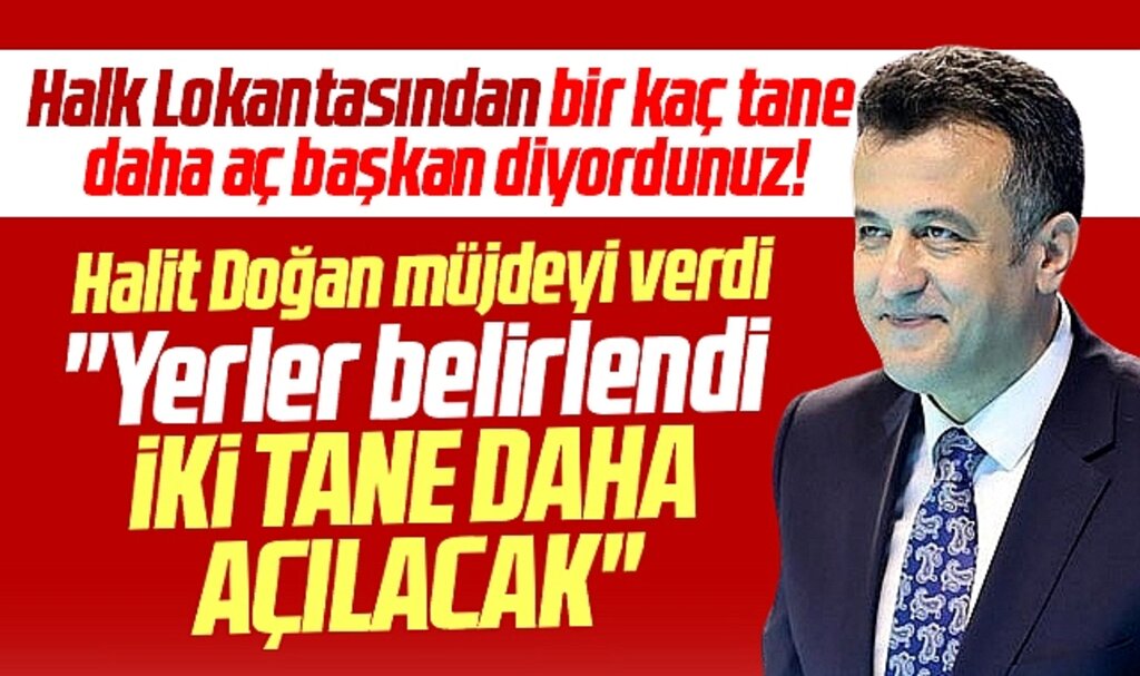 Samsun Büyükşehir Başkanı Doğan açıkladı! İki tane daha Halk Lokantası açılacak
