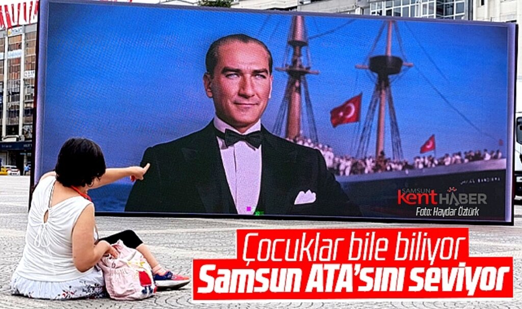Samsun'da Atatürk Kültür Yolunda gösteriminde çekilen fotoğraf beğeni topladı