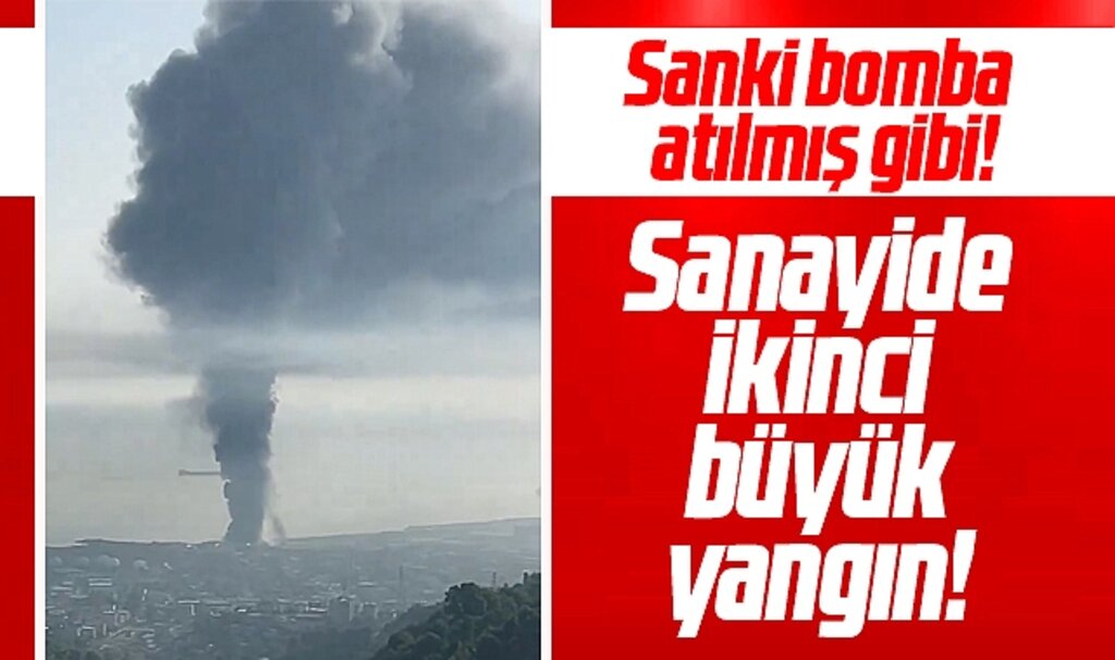 Samsun'da sanayide ikinci büyük yangın! Bu kez bebek bezi fabrikası yandı