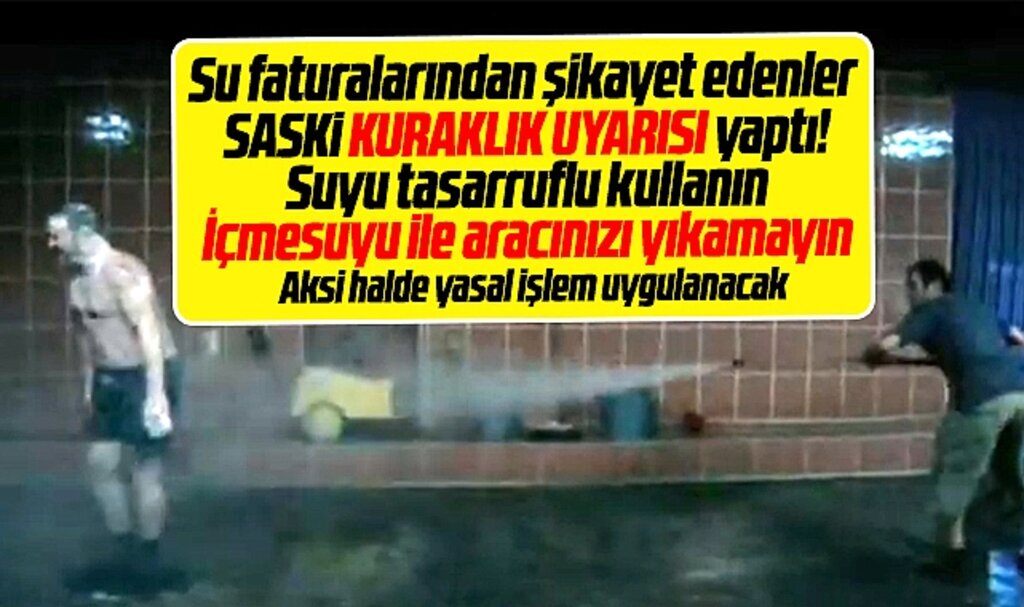 Samsun SASKİ kuraklık uyarısı yaptı! Suyu tasarruflu kullanın, aracınızı yıkamayın
