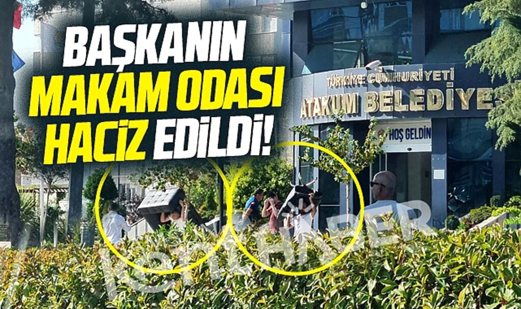 Samsun'da Atakum Belediyesinde yine şok! Başkanın makan odası haciz edildi! 