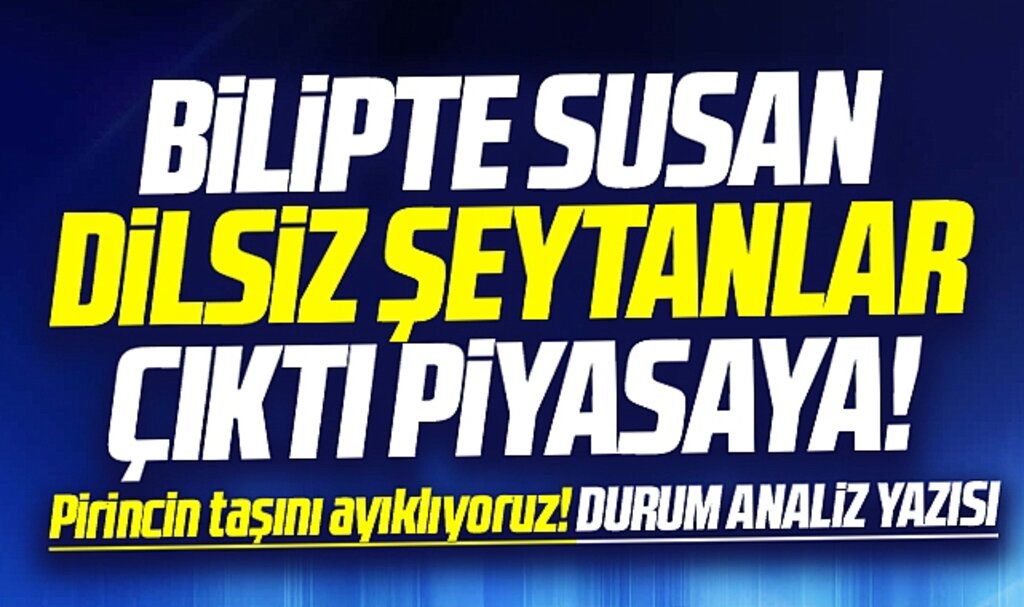 Samsun'da bilipte susan dilsiz şeytanlar çıktı piyasaya! Durum analiz yazısı