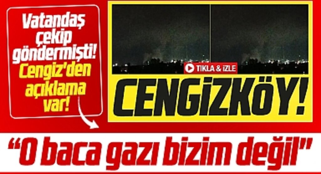 Samsun'da Tekkeköy'ü boğan baca gazına Cengiz Holding'den açıklama! Bizim değil