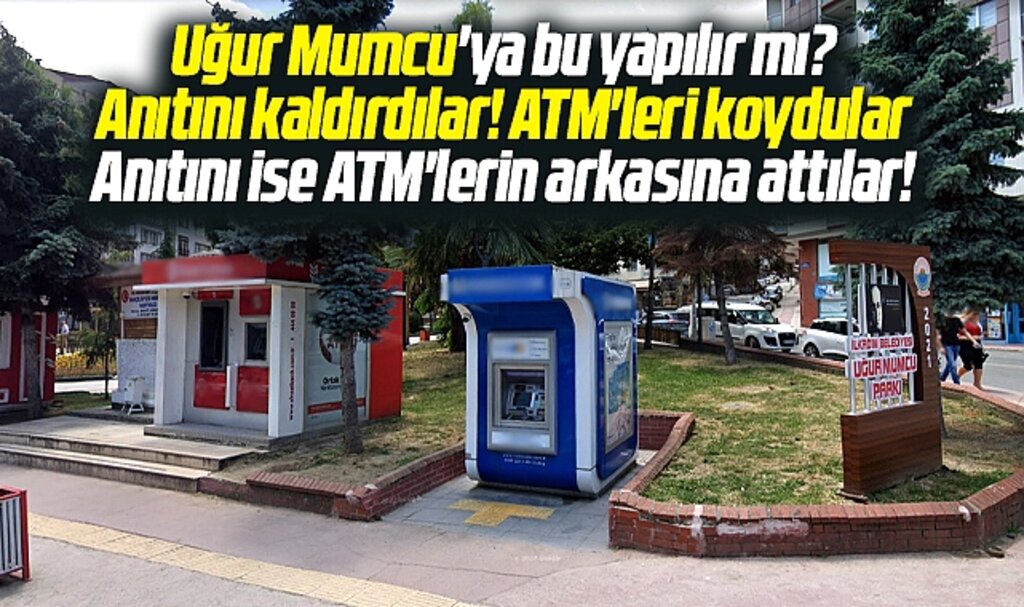 Samsun'da Uğur Mumcu Anıtına bu yapılır mı dedirten olay!