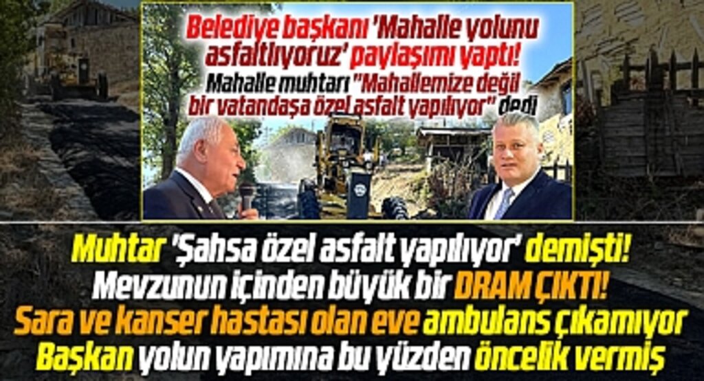 Samsun Kavak'ta tartışma konusu olan asfaltlama olayının aslı belli oldu!