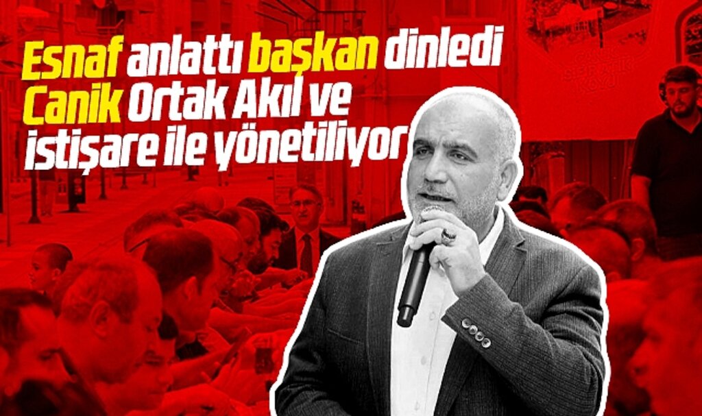 Samsun'da Canik Belediye Başkanı Sandıkçı esnafla biraraya geldi talepleri dinledi