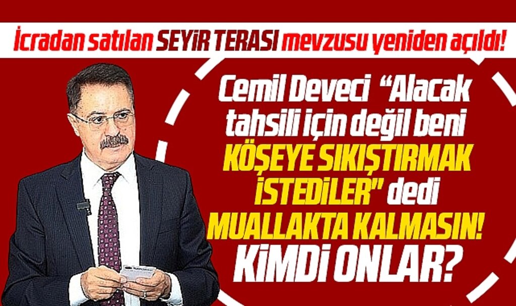 Samsun'da icradan satılan Seyir Terası için Deveci'den açıklama! Beni köşeye sıkıştırmak istediler