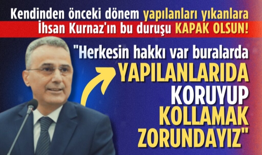 Samsun'da İhsan Kurnaz'dan dikkat çeken açıklama! Yapılanları da korumak zorundayız 