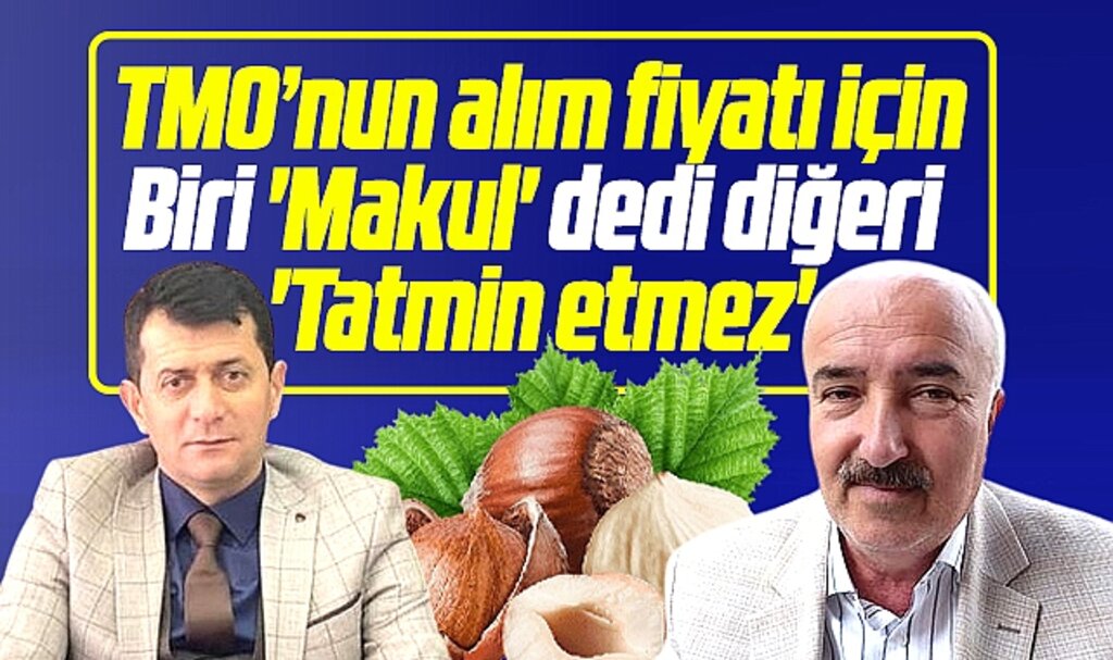 Samsun Ziraat Odalarından TMO'nun fındık alım fiyatı ile ilgili farklı açıklama geldi