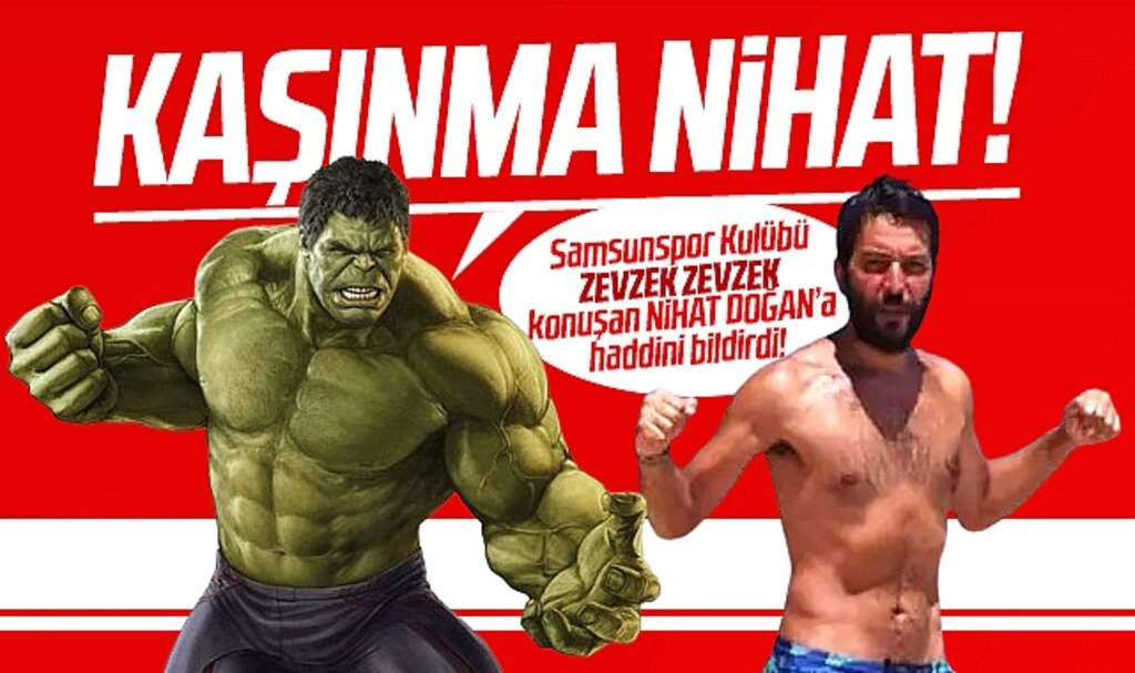 Samsunspor Kulübü'nden Nihat Doğan'a çok sert tepki!