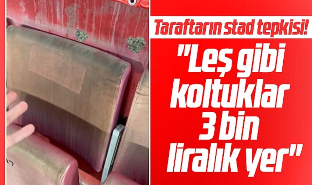 Samsunspor taraftarı 3 bin lira bilet parası verdiği koltuk için leş gibi dedi