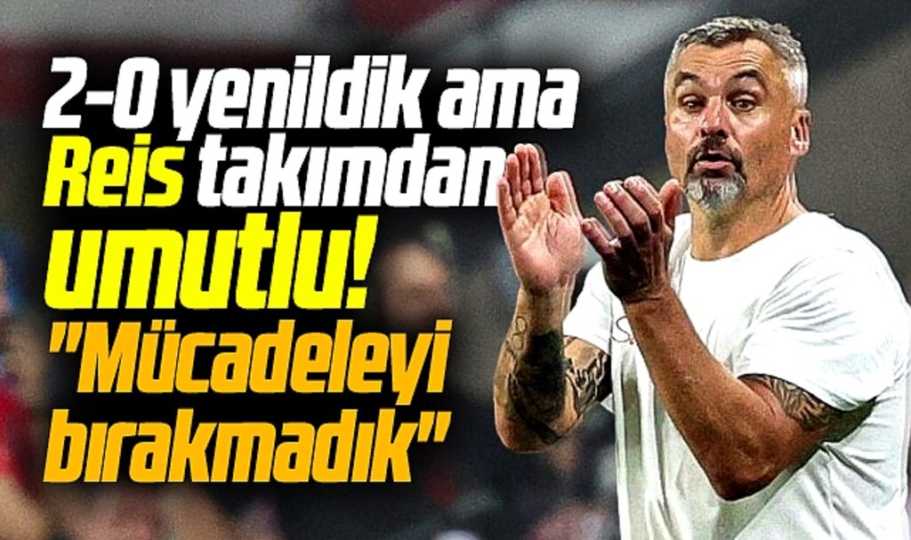 Samsunspor Teknik Direktörü Reis Beşiktaş maçını değerlendirdi! Kontrol bizdeydi