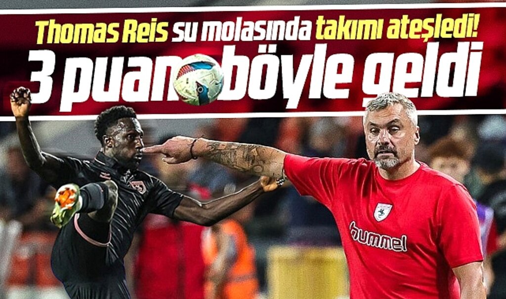 Samsunspor Teknik Direktörü Reis Gaziantep maçı sonrası açıklama yaptı