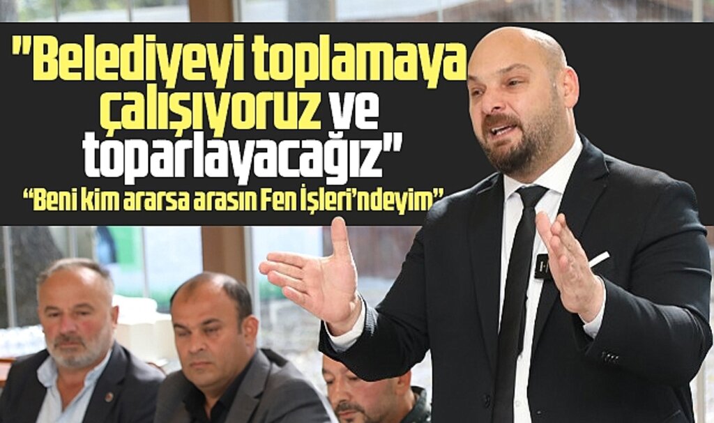 Samsun'da Atakum Belediye Başkanı Türkel açıkladı! Belediyeyi toparlamaya çalışıyoruz