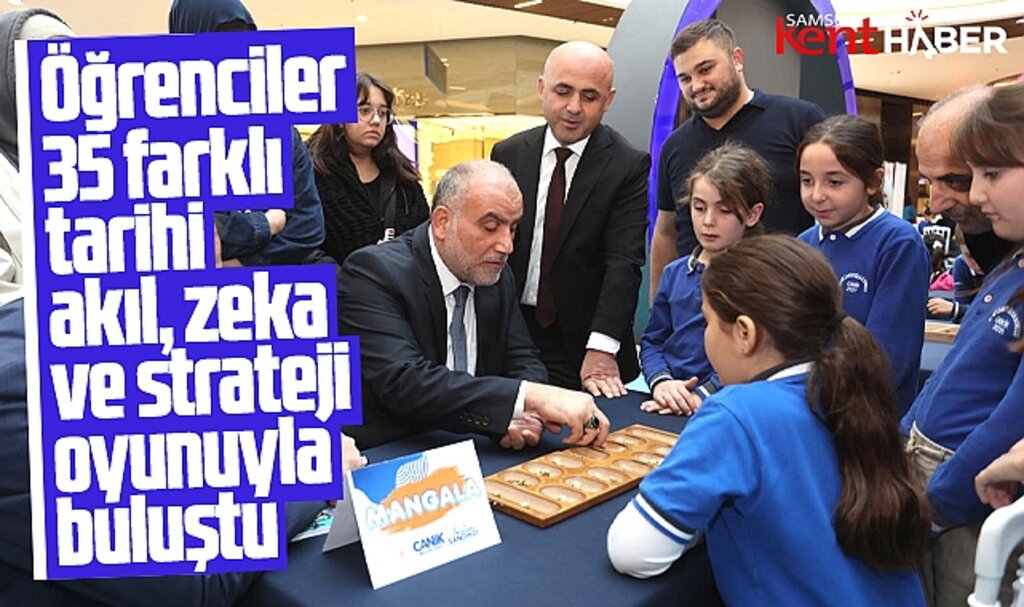 Samsun'da Canik Belediyesi'nin Akıl ve Strateji Oyunları sergisi büyük ilgi çekti