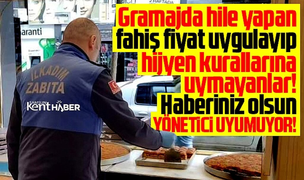 Samsun'un İlkadım ilçesinde fırınlar denetlendi! 4 işletmeye para cezası verildi