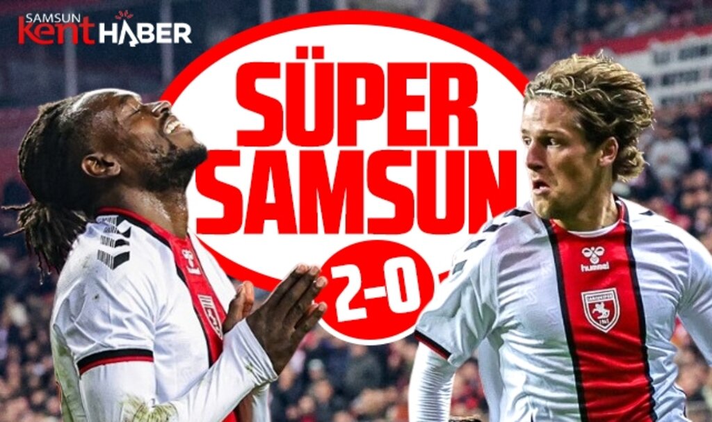 Samsunspor Antalyaspor'u 2-0 yendi! Süper Samsunspor