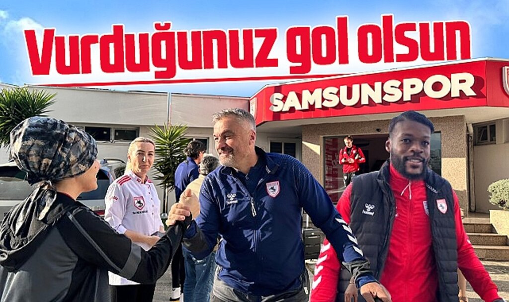 Samsunspor kafilesi, Galatasaray maçı için İstanbul'a gitti
