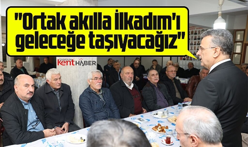 Samsun'da İlkadım Belediye Başkanı Kurnaz, ortak akılla hizmet yapacaklarını söyledi