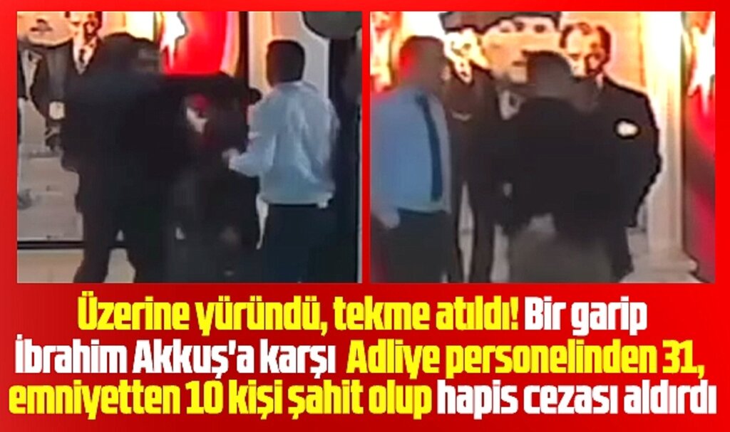 Samsun'da yerel muhabir İbrahim Akkuş üzerine yüründü, tekme atıldı, hapis cezası aldı
