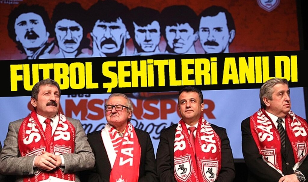 Samsun Büyükşehir Samsunspor'un futbol şehitleri için anma programı düzenledi