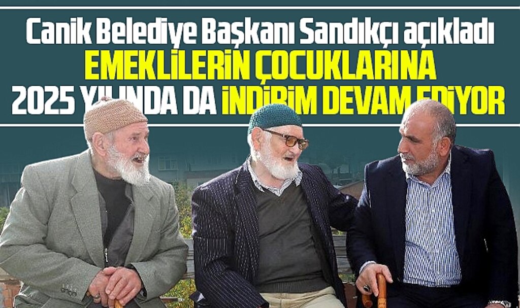 Samsun'da Canik Belediyesi düğün için emeklilerin çocuklarına indirime devam edecek 