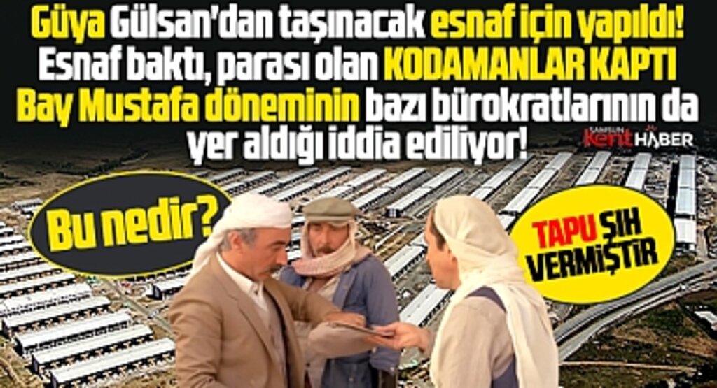 Samsun'da Gülsan esnafı için yapılan Toybelen'de dükkanları kodamanlar kaptı