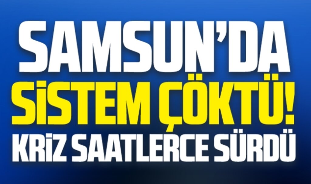 Samsun'da kamu hastanelerinde sistem çöktü hastalar mağdur oldu