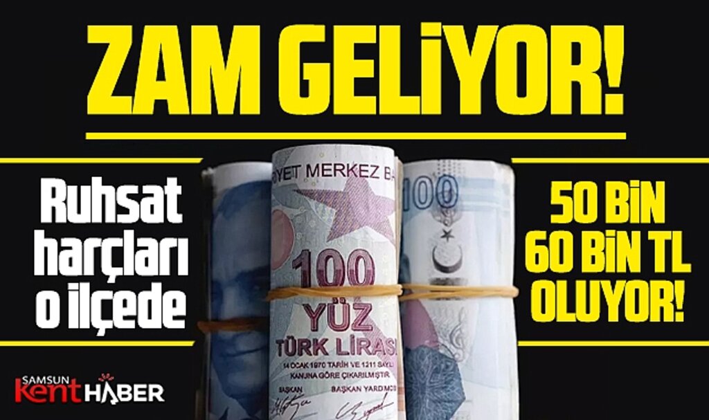 Samsun'da o belediye 2025 yılı için ruhsat harçlarına zam kararı aldı! 