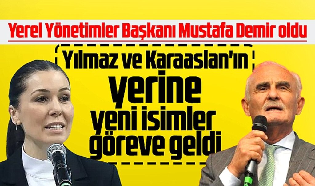 AK Parti'de yeni MYK'da Yerel Yönetimler ve Çevre Şehircilik Başkanı değişti!