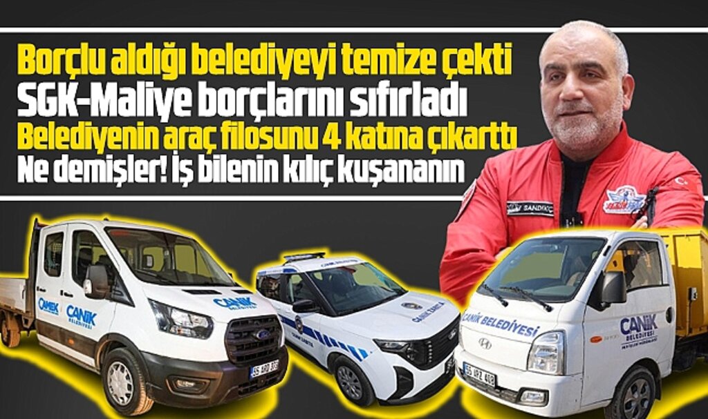 Samsun'da Canik Belediye Başkanı Sandıkçı açıkladı! Araç filomuzu 4 katına çıkarttık